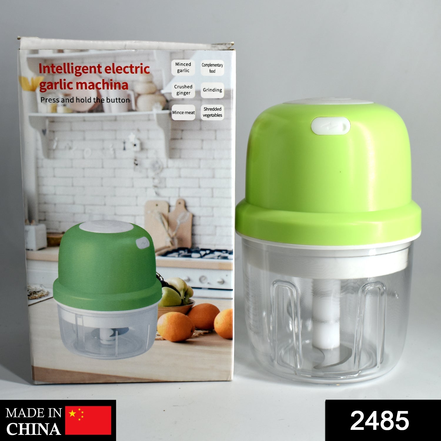 2485 Portable USB Rechargeable Electric Chopper Fruit Vegetable Onion Chopper Garlic Chopper DeoDap 2485 Portable USB Rechargeable Electric Chopper Fruit Vegetable Onion Chopper Garlic Chopper DeoDap